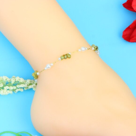 Elegant Handmade Anklet – Perfect for Women & Girls | Ideal Gift Option, DYC1325 - Picture 3 of 9